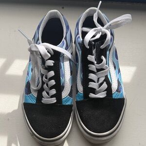 Vans Kids Black & Blue Wave Old Skool Sneakers